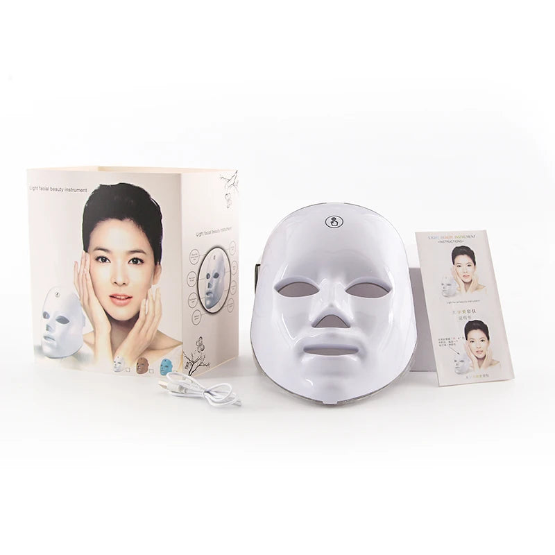 Rechargeable 7-Color LED Face Mask