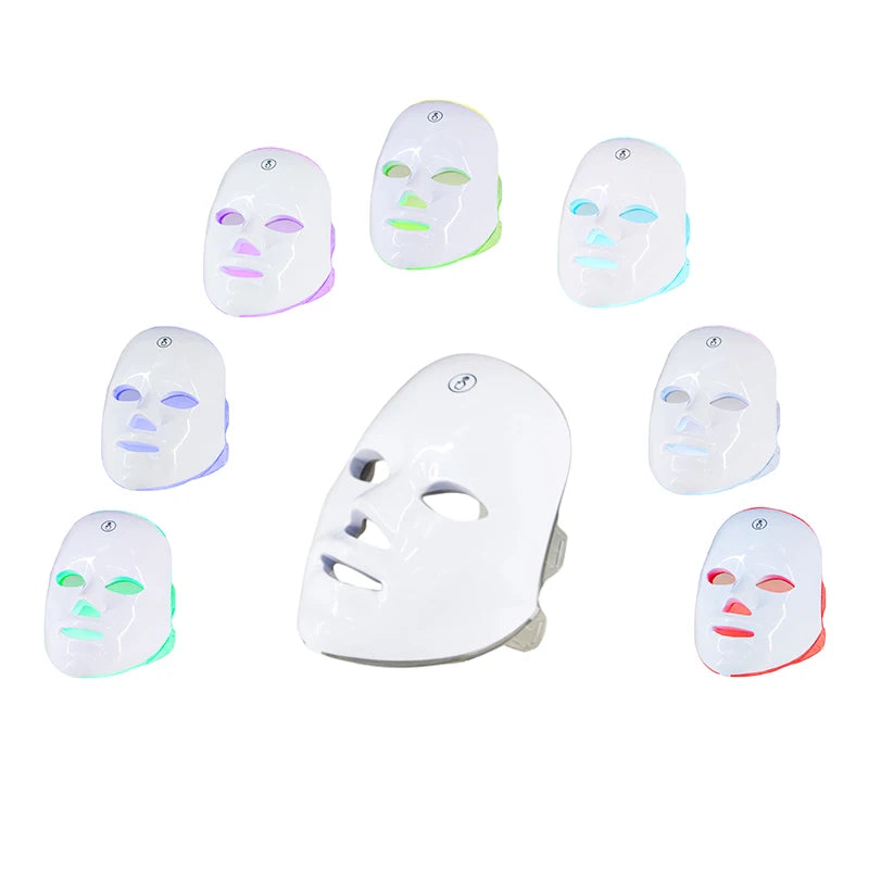 Rechargeable 7-Color LED Face Mask