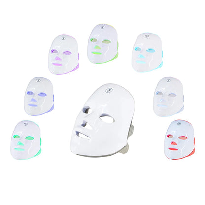 Rechargeable 7-Color LED Face Mask
